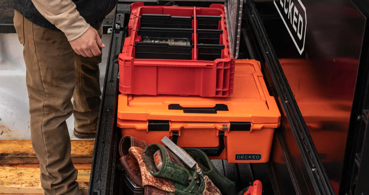 Decked with mono material labeling for plastics from Polyfuze Graphics.